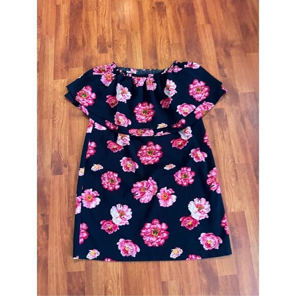 Mud Pie womens Off-the-shoulder Dress, Peony Size Medium - Picture 4 of 9